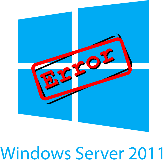 Windows Server 2011 Error
