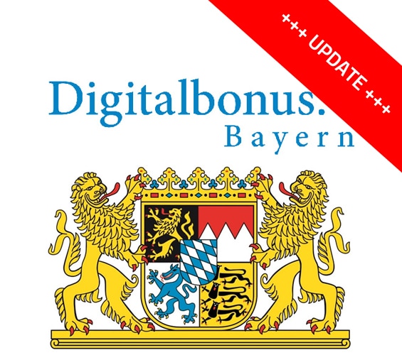 Digitalbonus Bayern Update
