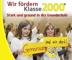 Wir fördern Klasse2000 Klasse2000 Stark und gesund in der Grundschule
