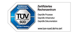 Tüv Süd zertifiziertes Rechenzentrum