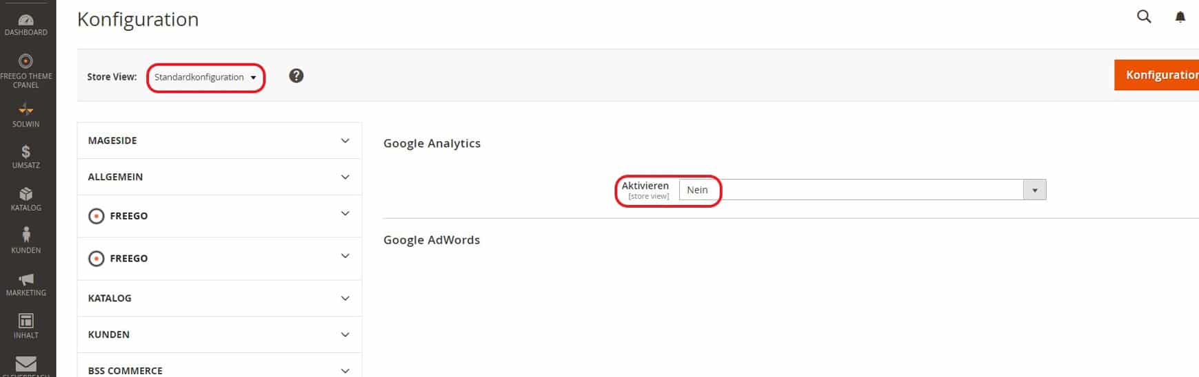 Google Analytics eCommerce Tracking Magento2 - Step 4