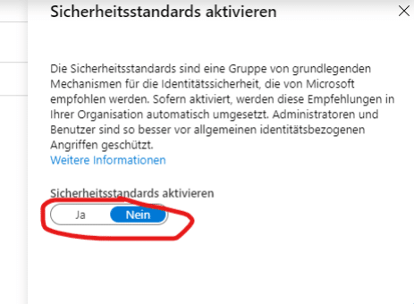 sicherheitsstandards-aktivieren