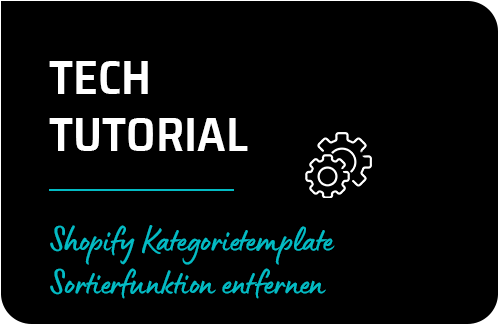 Shopify-Kategorientemplate-Sortierfunktion entfernen