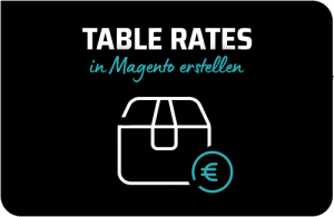 table rates in magento