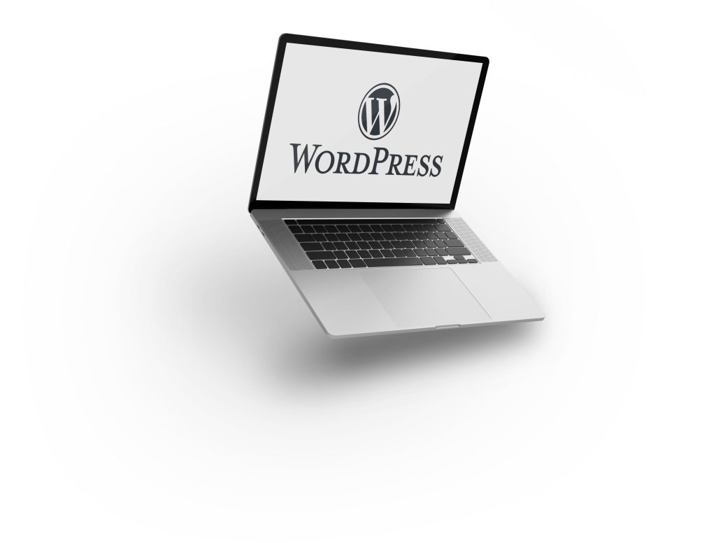 Laptop WordPress Logo