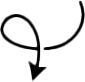 Pfeil Icon schwarz