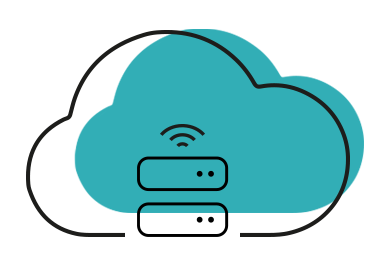 Cloud Server Hosting Grafik