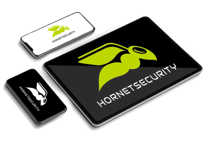 iPad Smartphone Hornetsecurity Logo