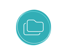 Icon E-Mail-Archivierung mit Zahl 4