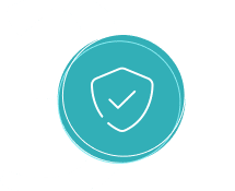Icon E-Mail-Schutz mit Zahl 3