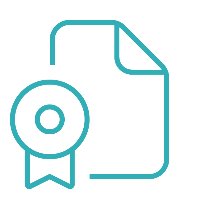 Icon Zertifikat Dokument