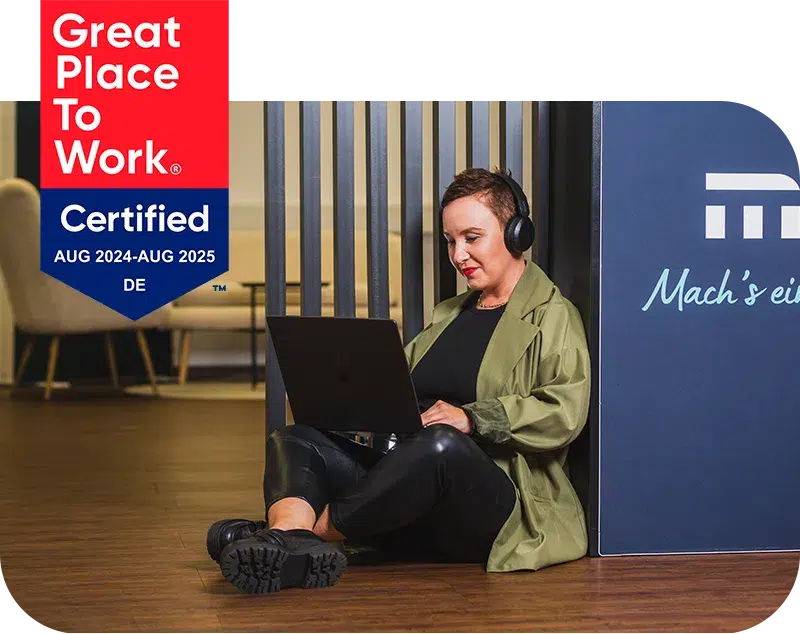 MXP GmbH – ausgezeichnet mit dem Great Place to Work® Zertifikat: Bestätigung für gelebte Unternehmenskultur, Mitarbeiterzufriedenheit und ein hervorragendes Arbeitsumfeld in der Digital‑ und IT‑Branche